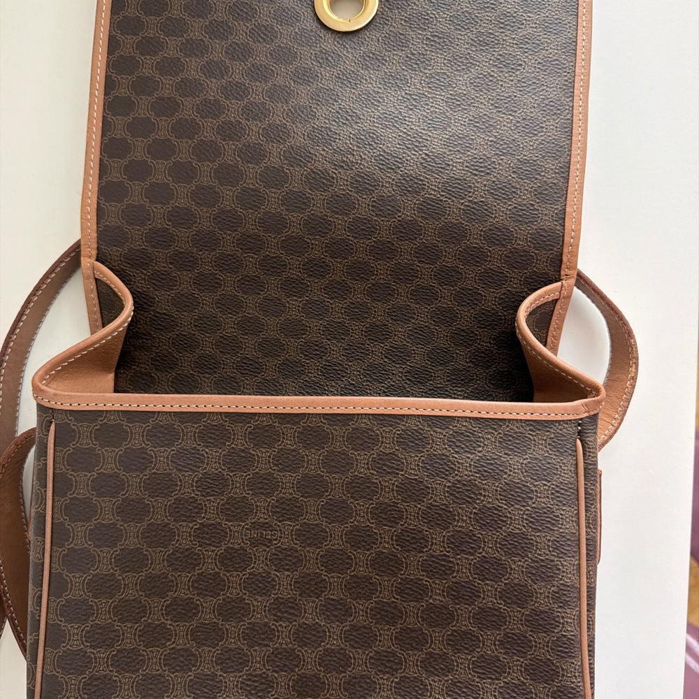 Authentic Celine Macadam M14 Flap Crossbody Bag - Picture 6 of 16